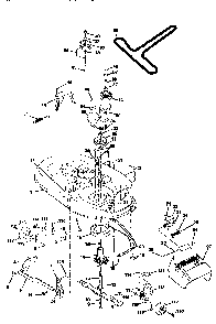 Mower deck Diagram and Parts List for HD19H42A  Weed Eater Lawn Tractor